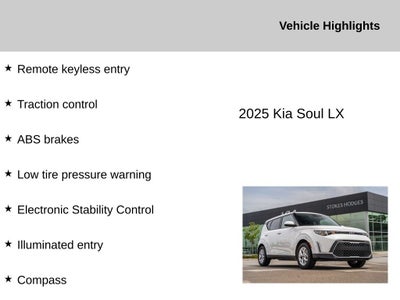 2025 Kia Soul LX